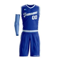 Crenshaw Blue Custom Basketball Bulk Team Jersey and Shorts Set Team-colored Basketball Jersey For Team Spirit, Collegiate Sleeveless Jersey For Team Events, Team-colored Sleeveless Jersey For Team Events, Team-colored Basketball Sportswear Jersey, Team-colored Sportswear Basketball Jersey, Team-colored Sportswear Jersey For Basketball, Team-colored Sleeveless Jersey For Sports Events, Sportswear Basketball Jersey With Team Name, Sleeveless Team Jersey For Team Events