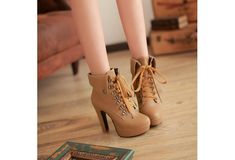 Boots Plus Size, Brown High Heels, Boot For Women, Boots Shoe, Shoes Girl, Boots Platform, Heel Boot, Womens Shoes High Heels, Platform High Heels