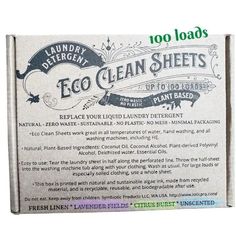 Concentrated, Zero-waste, Laundry Detergent Sheets. Effectively washes up to 100 loads of laundry. Eco Laundry, Laundry Sheets, Recycling Storage, Laundry Detergent Sheets, Plastic Jugs, Laundry Solutions, Clean Sheets, Laundry Tubs, Natural Laundry