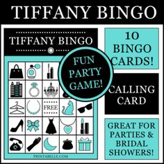 the ultimate guide to playing tiffany bingo with 10 instant card games for parties and bridal showers