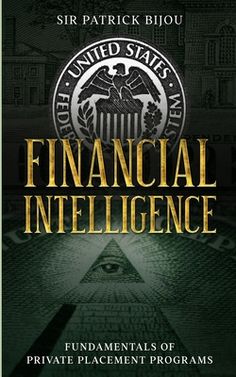 the book cover for financial intelligence, featuring an eye and seal on top of a dollar bill