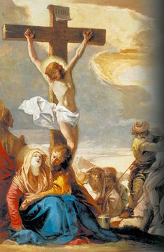 the crucifix is depicted in this painting