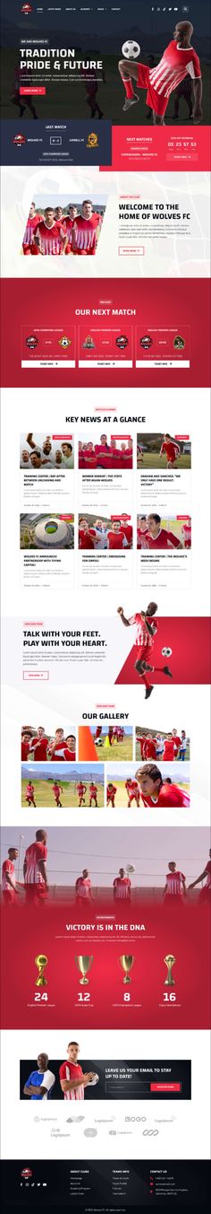 Wolves - Football Team & Sports Club Elementor Template Kit Coffee Site, Wolves Football, Soccer Academy, Open Board, School Website, Sports Club