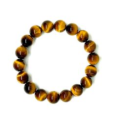 High quality 10mm Tiger Eye Bead Strech Bracelet Natural gemstone , not enhanced Healing crystal Easy to wear strech bracelet Comes in a complimentary box, ideal for gift giving Classic Stretch Bracelet With Polished Beads As Gift, Classic Stretch Bracelet With Polished Beads For Gift, Classic Stretch Bracelet With Round Beads As Gift, Classic Stretch Bracelet As Gift, Classic Hand-strung Stretch Bracelet Gift, Brown Gemstone Beads Stretch Bracelet, Brown Stretch Bracelet With 8mm Round Beads, Tigers Eye Bracelet, Easy Tiger