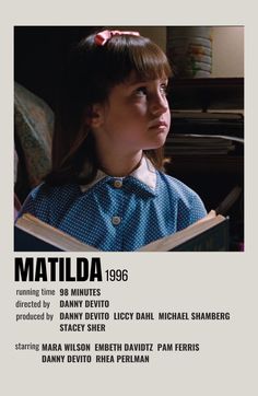 Minimalist polaroid movie poster for Matilda (1996) by @unfilteredmailx Matilda 1996 Poster, Matilda Movie Aesthetic, Matilda Movie Poster, Matilda Poster, Matilda Aesthetic, Gifted Movie, Matilda 1996, Matilda Movie, Along Came Polly