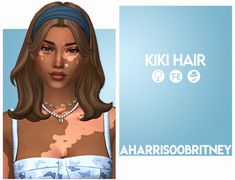 Kiki Hair | aharris00britney on Patreon Sims 4 Cc Hair Aharris00britney, Sims 4 Aharris00britney Hair, Ts4 Mods Patreon Hair, Sims 4 Hairstyles Maxis Match, Sims 4 Cc Hairstyles Patreon, Aharris00britney Hair, Sims 4 Moschino, Sims 4 Black Hair, Cc Hair