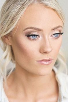 (paid link) natural eye makeup | natural eye makeup , skin natural eye makeup , beauty natural eye makeup Natural Makeup Style, Wedding Hairstyles And Makeup, Natural Prom Makeup, Makeup For Blue Eyes, Natural Wedding Makeup