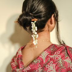 Adorn your hair with the timeless beauty of flowers. With an amalagamation of the art of hand crochet. Adjustable Traditional Hair Accessories For Gifts, Flower Hair Stick, Clay Hair Stick, Crochet Toran, Chinese Hair Sticks Style, Wooden Hair Sticks, Yarn Hair, Crochet Hair Clips, Beauty Of Flowers