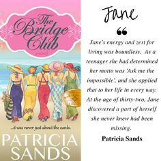 the bridge club by patrica sands is featured in an article about her novel, the bridge club