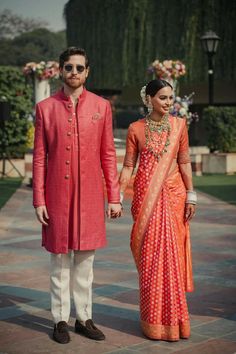 Reception Saree, Indian Bridal Dress, Vogue India, Indian Bridal Fashion, Indian Bridal Outfits, Groom Outfit, Indian Wedding Outfits, Traditional Attire