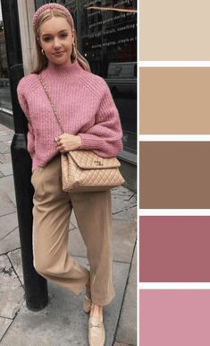 Looks Street Style, Trendy Fall Outfits, Style Mistakes, Pink Outfit