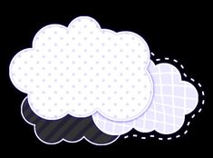 an image of a cloud with polka dots on it