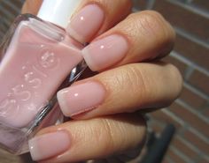 Essie Sheer Fantasy swatch Essie Sheer, Ongles Gel Violet, Sheer Nails, Essie Gel Couture, Nagellack Trends, Essie Gel, Gel Couture, Pink Nail Polish, Essie Nail Polish