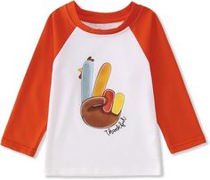 Product details
Fabric typeCotton Blend
Care instructionsMachine Wash
OriginImported
Closure typePull On
Country of OriginChina
About this item
🦃【Material】: The toddler thanksgiving shirt is made of high-quality cotton blend, soft, breathable, and comfortable. Funny thanksgiving turkey shirt, suitable for fall, spring, and winter.🦃【Size】: Turkey graphic tees for toddlers, baby thanksgiving gobble shirt, suitable for 6-12months, 1-2t, 2-3t, 3-4t, 4-5t, 5-6 toddler boys and girls. Toddler thanksgiving raglan sleeve shirt, boys girls fall thanksgiving shirt, funny turkey shirt for kids, funny Thanksgiving gift t-shirt. Toddler Thanksgiving Shirt, Halloween Costumes For Big Kids, Baby Thanksgiving, Toddler Thanksgiving, Funny Turkey, Raglan Long Sleeve, Turkey Shirts, Thanksgiving Baby, Girls Fall