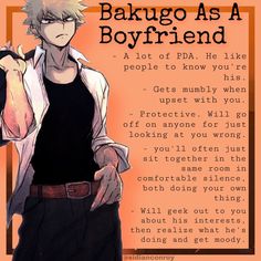 an anime poster with the words bakigo as a boyfriend