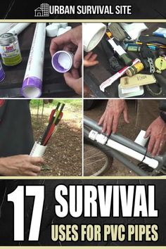 I've known for a long time that PVC has many survival uses, but there were several ideas in this video I never thought of before. Shtf Survival Diy Projects, Survival Skills Emergency Preparedness, Water Survival, Off Grid Survival, Emergency Survival Kit, Survival Skills Life Hacks