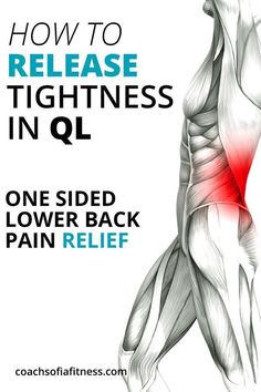 Ball Stretches, Ql Stretch, Ql Muscle, Quadratus Lumborum, Muscle At Home, Severe Lower Back Pain