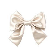 a white bow on a white background