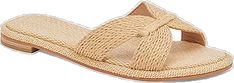 Chic Straw Sandals In Natural Color, Natural Straw Wedge Heel Sandals, Chic Straw Sandals For Summer Outings, Chic Woven Sandals For Summer Outings, Chic Straw Sandals For Vacation, Casual Jute Sandals For Spring, Chic Woven Leather Espadrilles For Beach, Chic Woven Sandals With Round Toe, Spring Woven Jute Sandals