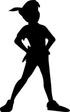 a black silhouette of a person wearing a hat