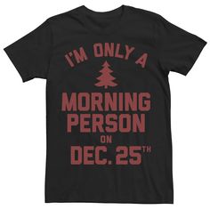 Men's Christmas Morning Person Tee Cute Christmas Shirts Vinyl Men, Teen Christmas Shirts, Mens Christmas Pajamas, Mens Christmas Shirts, Christmas Tee Shirts, Christmas T Shirt Design, Morning Person, Family Christmas Shirts, Tee Shirt Designs