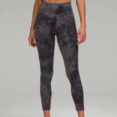 Nwt Lululemon Align Hr Pant 25” Color: Blue Tie Dye Size: 8 Material: Nulu New With Tags Originally $118 #Lululemon #Gym #Leggings Lulu Leggings, Lululemon Align Leggings, Lululemon Align Pant, Tie Dye Leggings, Lightweight Pants, Grey Tie Dye, Black Tie Dye, Low Impact Workout, Lululemon Align