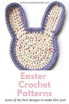 an easter bunny crochet pattern is featured in this article