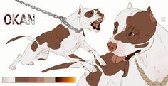 Pitbull Drawing, Anime Wolf Drawing, Cute Dog Drawing, Canine Drawing, Anime Animals, Animal Sketches