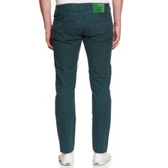 Pre-owned (Hemmed at 30.25") Type: J688 Comfort Vintage US Size: 33 Slim Fit Green Color 98% Cotton - 2% Elastane, Stretch Button Fly Silver Plated Buttons Horse-hide Back Belt Label Handmade In Italy Measurements Waist: 34.5" Inseam: 30.25" Professionally Hemmed Rise: 9.5" Cuff Width at the bottom: 7.25" This product is located in our EU warehouse. Cesare Attolini, Tom Ford Shoes, Dress Loafers, Loafer Sneakers, Cool Socks, Green Cotton, Pocket Square, Sport Coat, Dress With Boots