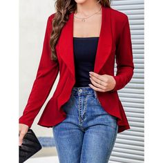 Great for casual street look, business outfit, work office style and and other special events, daily life, holiday, vacation and so on. Corduroy Jacket Womens, Female Features, Business Casual Blazer, Ruched Sleeve Blazer, Casual Blazer Women, Office Wardrobe, Female Design, Plus Size Blazer, Cropped Blazer Jacket