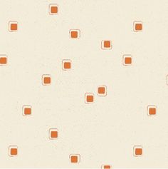 an orange and white background with squares