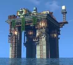 House on the Water : r/feedthebeast Modded Minecraft, Minecraft Java Edition, House On The Water, Minecraft Java, Minecraft Images