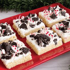 Peppermint Bark Cookies and Cream Bars Frost Cookies, Cookies And Cream Bars, Peppermint Bark Cookies, Candy Bark Recipes, Peppermint Bark Cookie, Soft Sugar Cookie, Cookies And Candy, Peppermint Dessert, Christmas Cookie Bars