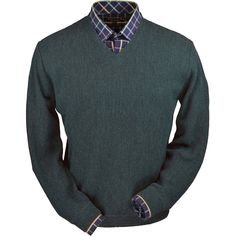 Baby Alpaca 'Links Stitch' V-Neck Sweater in Bluegrass Heather by Peru Unlimited Luxury Men's Wool V-neck Sweater, Golf Sweater, Golf Sweaters, Perfect Golf, Alpaca Fiber, Alpaca Sweater, Soft Baby, Baby Alpaca, Baby Soft