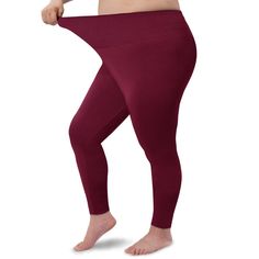 6 Pack Plus Size Fleece Lined Leggings | Moon Wood Winter Sports Leggings Made Of Elastane, Snug Full-length Leggings For Fall, Snug Leggings For Loungewear, Snug Winter Leggings For Loungewear, Snug Winter Loungewear Leggings, Winter Athleisure Tight Yoga Pants, Winter Solid Full-length Leggings, Tight Winter Athleisure Yoga Pants, Stretch Winter Leggings