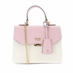 Samantha Thavasa Verika Handbag Shoulder Bag 2Way Leather Peach Pink White Off / | eBay Samantha Thavasa, Peach Pink, Pink White, Handbags, Best Deals, Pink