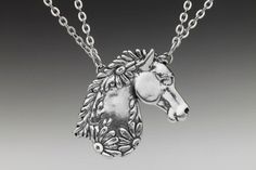 Silver Spoon Jewelry - Necklace - Horse - Silver Spoon Necklaces - Roses And Teacups Silver Spoon Jewelry, Fork Jewelry, Flatware Jewelry, Silverware Art, Spoon Necklace, Silverware Jewelry, Horse Necklace, Horse Jewelry, Spoon Jewelry