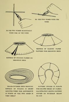 an old book with instructions on how to use the sewing machine for making paper lamps