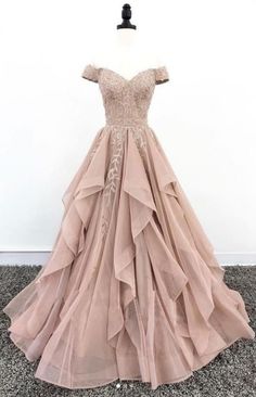 File afeec38d05 large Prom Dresses Off Shoulder, Gaun Abad Pertengahan, Dresses Off Shoulder, Lace Prom Dresses, Cheap Prom Dresses Long, Princess Prom Dresses, 파티 드레스, Prom Dresses For Teens, Cute Prom Dresses