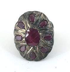 Vintage Size 10.75 Navajo Pink Sapphire Stone Band Ring 925 Sterling RG 1133  Condition: Vintage Metal: Sterling (925) Silver Weight: 28.4 grams Size: 10 3/4 in  Width : 35.40mm  Images you see are actual pictures of jewelry you will receive Every purchase comes thoughtfully packaged and ships within 1 business day New York State buyer will be charged sales tax Feel free to contact us with any questions. We are open Mon-Fri 9-5 EST We appreciate your business Bohemian Silver Oval Ruby Ring, Sapphire Stone, Sales Tax, Dream Jewelry, Pink Sapphire, Band Ring, Vintage Metal, New Day, Band Rings