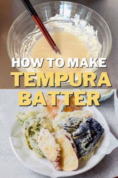 how to make tempura batter