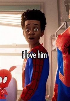 spider - man and the amazing spider - man are in this funny meme, i love him