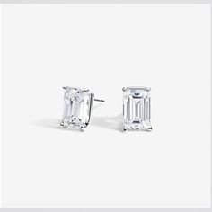 Earrings Spring 23, Emerald Cut Moissanite, Emerald Cut Diamond, Moissanite Earrings, Diamond Stud Earrings, Diamond Stud, Emerald Cut Diamonds, Accessories Jewelry Earrings, Precious Metal