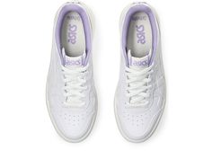 UNISEX JAPAN S ST | White/Digital Violet | Sportstyle | ASICS Modern Asics Sneakers For Sports, Modern Asics Sports Sneakers, Modern Asics Sneakers For Streetwear, Asics Low-top Cushioned Sneakers, Asics Low-top Sneakers With Perforated Toe Box, Retro Asics Sneakers With Gum Sole, Asics Low-top Sneakers With Perforated Toe, Asics Casual Sneakers With Perforated Toe Box, Asics Low-top Sneakers With Cushioned Footbed