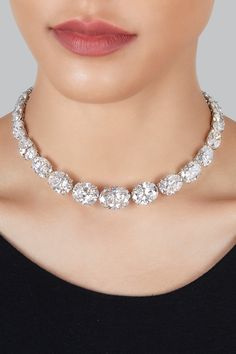 Andrew Clunn | A Magnificent Diamond Necklace | Magnificent Jewels | | Sotheby's Big Diamonds Necklace, Expensive Accessories, Jewelry Cartier, Real Diamond Necklace, American Diamond Jewellery, Vintage Jewlery