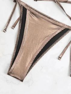 Indulge in a seductive and daring look with our Glamorous Metallic Underboob Micro Bikini Set. The cut out design highlights your underboob, adding a bold and alluring touch to your beach style. Show off your confidence in this must-have bikini set! Material: Polyester Metallic Swimsuit, Cut Out Design, Show Off, Beach Style, Must Haves, Cut Out, Highlights, Shop Now, Confidence