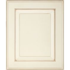 an image of a white square frame with gold trim