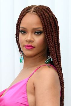 Box Braids Color Ideas, Braids Color Ideas, Box Braids Color, Beautiful Box Braids, Hairstyles For African American Women, White Girl Braids, Red Box Braids, Braids Color, Red Hair Inspiration