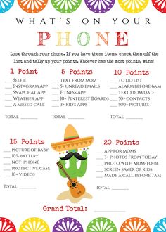 a poster with the words what's on your phone? and an image of a cactus