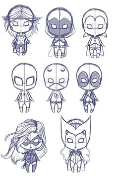 how to draw chibi masks step by step drawing instructions for kids and beginners